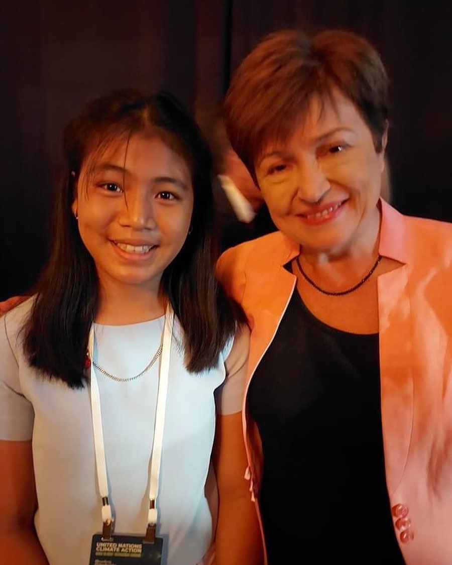 Honour to meet Ms @kristalina.georgieva, Chief of the International Monetary Fund( @the_imf )on the sideline of United Nations🇺🇳 General Assembly #UNGA yesterday. We discussed about loss and damage finance to the vulnerable communities impacted by the global climate crisis.
